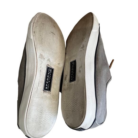 Sperry Canvas Low Top sneakers Gray 6.5 - Picture 8 of 8
